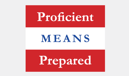 proficient means prepared