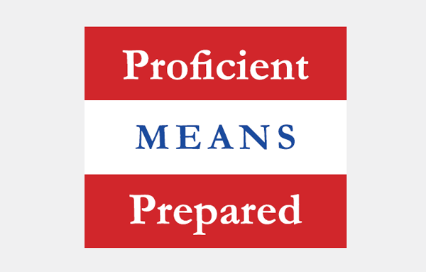 Meaning proficient PROFICIENT English